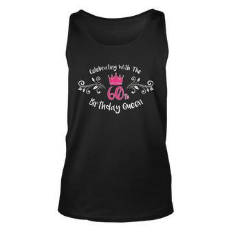 Celebrating With The 60Th Birthday Queen Tshirt Unisex Tank Top - Monsterry CA