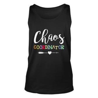 Chaos Coordinator Gift For A Mischief Ager Gift Unisex Tank Top - Monsterry
