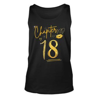 Chapter 18 Years Old 18Th Birthday In 2004 Funny Unisex Tank Top - Seseable