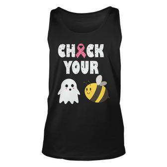 Check Your Boo Bee Design Graphic Design Printed Casual Daily Basic Unisex Tank Top - Thegiftio UK