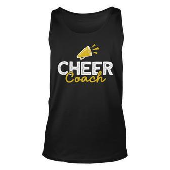 Cheerleader Coach Cheer Coach Men Women Tank Top Graphic Print Unisex - Thegiftio UK