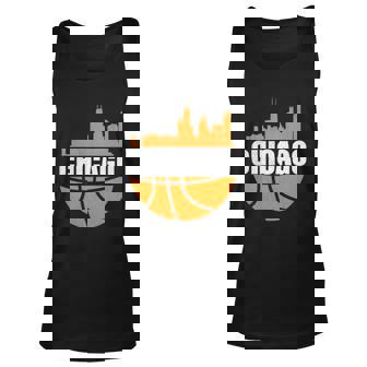 Chicago City Basketball Lover US Illinois Men Women Tank Top Graphic Print Unisex - Thegiftio