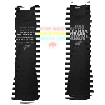 Choose Love Buffalo Stop Hate End Racism Buffalo Strong Men Women Tank Top Graphic Print Unisex - Thegiftio