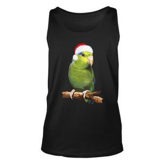 Christmas Bird Parrot Tshirt Unisex Tank Top - Monsterry UK