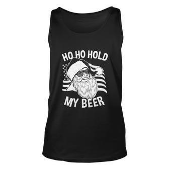 Christmas In July Hipster Santa Ho Ho Unisex Tank Top - Monsterry