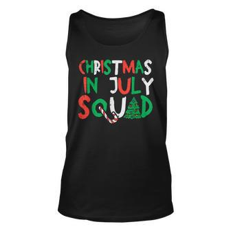 Christmas In July Squad Funny Summer Xmas Men Women Kids Unisex Tank Top - Seseable
