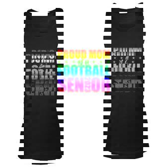 Class Of 2023 Tiecool Giftdye Proud Mom Of A Football Senior Meaningful Gift Unisex Tank Top - Thegiftio