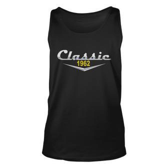 Classic 1962 Vintage 60Th Birthday Unisex Tank Top - Monsterry UK