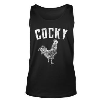 Cocky Rooster Unisex Tank Top - Monsterry AU