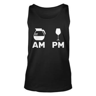 Coffee And Wine Unisex Tank Top - Monsterry