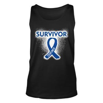 Colon Cancer Survivor Tshirt V2 Unisex Tank Top - Monsterry