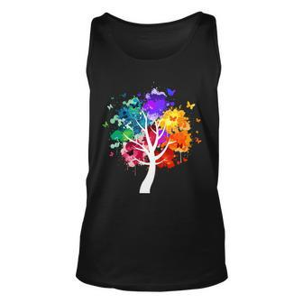 Colorful Tree Of Life Tshirt Unisex Tank Top - Monsterry