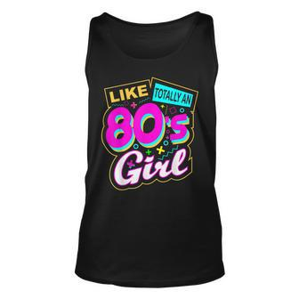 Cool 80S Girl Retro Fashion Throwback Culture Party Lover Unisex Tank Top - Seseable