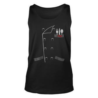 Cool Chef Cook Uniform Diy Halloween Party Easy Costume Unisex Tank Top - Seseable