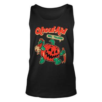 Cool Ghoul Aid Ghoul Pumpkin Cute Meme Halloween Men Women Tank Top Graphic Print Unisex - Thegiftio UK