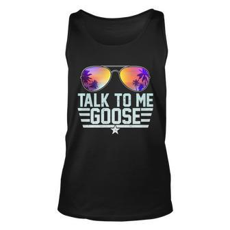 Cool Retro Talk To Me Goose Tshirt Unisex Tank Top - Monsterry DE