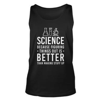 Cool Science Art Men Women Biology Chemistry Science Teacher Unisex Tank Top - Monsterry UK