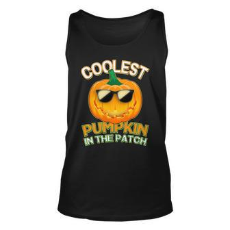 Coolest Pumpkin In The Patch Graphic Design Printed Casual Daily Basic Unisex Tank Top