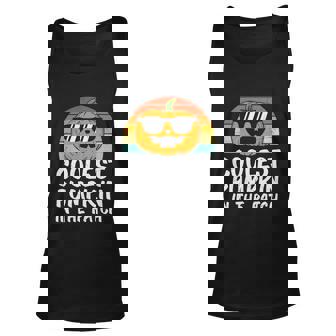 Coolest Pumpkin In The Patch Pumpkin Halloween Quote V3 Unisex Tank Top - Thegiftio UK