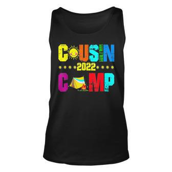 Cousin Camp 2022 Family Camping Summer Vacation Crew V2 Unisex Tank Top - Seseable