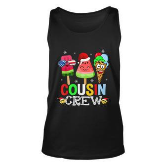 Cousin Crew Christmas In July Squad Pajamas Matching Family Unisex Tank Top - Monsterry