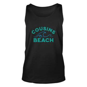 Cousins Beach North Carolina Cousin Beach V6 Unisex Tank Top - Monsterry