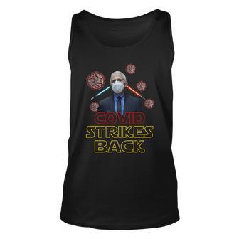 Covid Strikes Back Dr Fauci Funny Unisex Tank Top - Monsterry UK