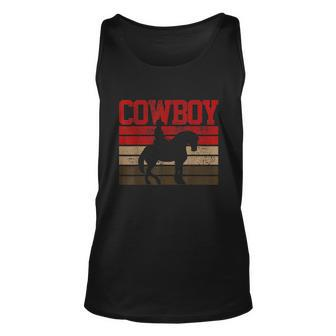Cowboy Rodeo Horse Gift Country Unisex Tank Top - Monsterry AU