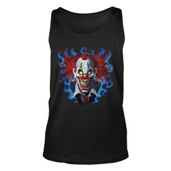 Crazy Clown Unisex Tank Top - Monsterry