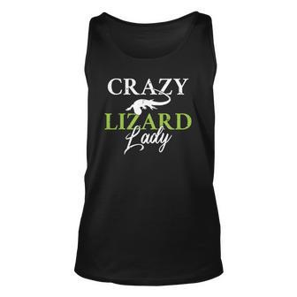 Crazy Lizard Lady Reptile Keeper Unisex Tank Top | Mazezy
