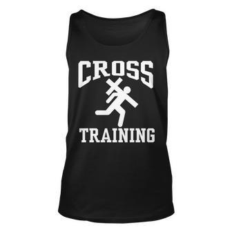 Cross Training Jesus Christian Catholic Tshirt Unisex Tank Top - Monsterry CA