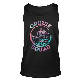 Cruise Squad 2022 Matching Family Group With Anchor V2 Men Women Tank Top Graphic Print Unisex - Thegiftio UK
