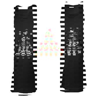 Cute Cactus Christmas Tree Succulent Cactus Xmas Gift Men Women Tank Top Graphic Print Unisex - Thegiftio