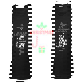 Cute Christmas In July Unisex Tank Top - Thegiftio