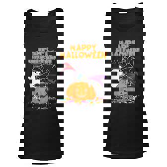 Cute Happy Halloween Friends V2 Unisex Tank Top - Thegiftio