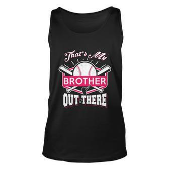 Cute Proud Baseball Sister Gift Cute Gift For Sisters Cute Gift Unisex Tank Top - Monsterry UK