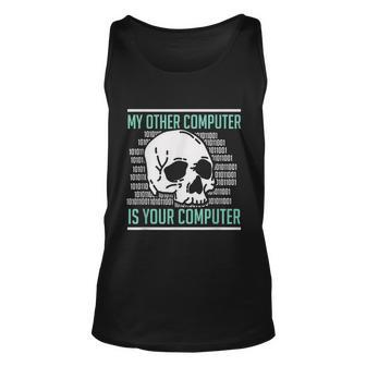 Cyber Hacker Computer Security Expert Cybersecurity V2 Unisex Tank Top - Monsterry CA