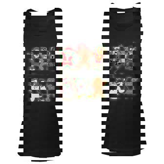 Dabbing Christmas Characters Santa Dab T-Shirt Graphic Design Printed Casual Daily Basic Unisex Tank Top - Thegiftio