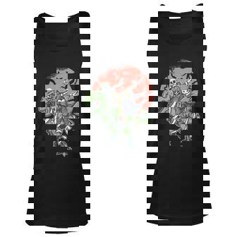 Dabbing Halloween Characters Graphic Design Printed Casual Daily Basic V2 Unisex Tank Top - Thegiftio