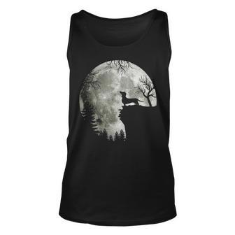 Dachshund And Moon Halloween 2 Unisex Tank Top - Thegiftio UK