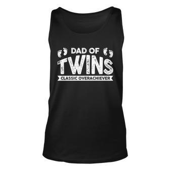 Dad Of Twins Classic Overachiever Unisex Tank Top - Monsterry CA