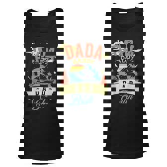 Dada Daddy Dad Bruh Quote Funny Fathers Day Vintage 2022 Unisex Tank Top - Thegiftio UK