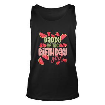 Daddy Birthday One In A Melon Watermelon Funny Birthday Girl Unisex Tank Top - Monsterry CA