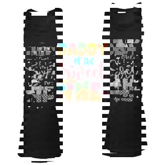 Daddy Of The Sweet One Birthday Ice Cream Outfit Family Unisex Tank Top - Thegiftio