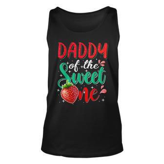 Daddy Of The Sweet One Birthday Party Theme Matching Family Unisex Tank Top - Thegiftio UK