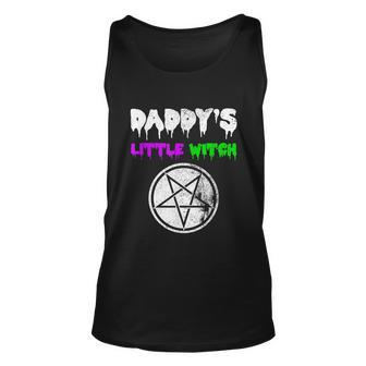 Daddys Little Witch Halloween Sexy Kinky Graphic Design Printed Casual Daily Basic Unisex Tank Top - Thegiftio UK