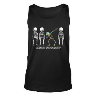 Dare To Be Yourself Autism Awareness Tshirt Unisex Tank Top - Monsterry UK