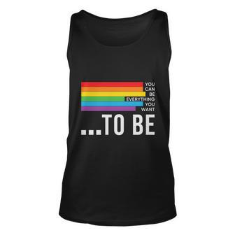 Dare To Be Yourself Lgbt Pride Month Unisex Tank Top - Monsterry