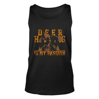 Deer Hunting Is My Passion Halloween Quote Unisex Tank Top - Monsterry