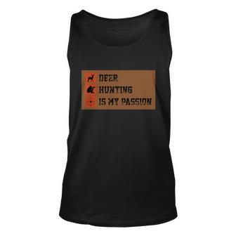 Deer Hunting Is My Passion Halloween Quote V2 Unisex Tank Top - Monsterry